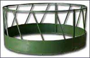 Metal Bottom Round Bale Feeder