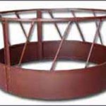 Heavy Duty Round Bale Feeder w/ Metal Bottom